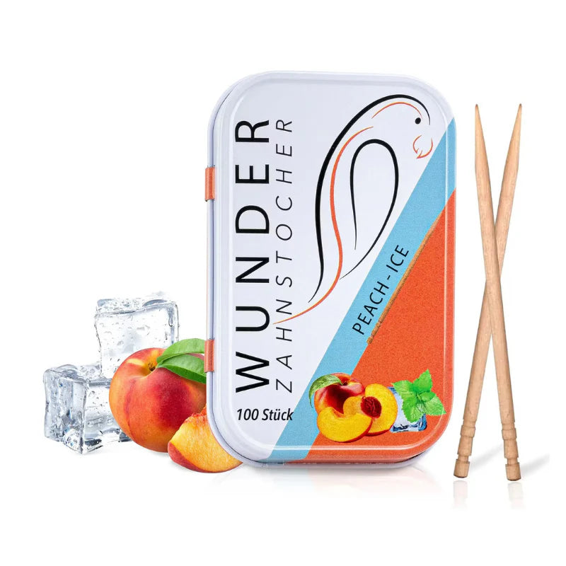Wunder Zahnstocher Peach Ice - 100 Stück (10386621268302)