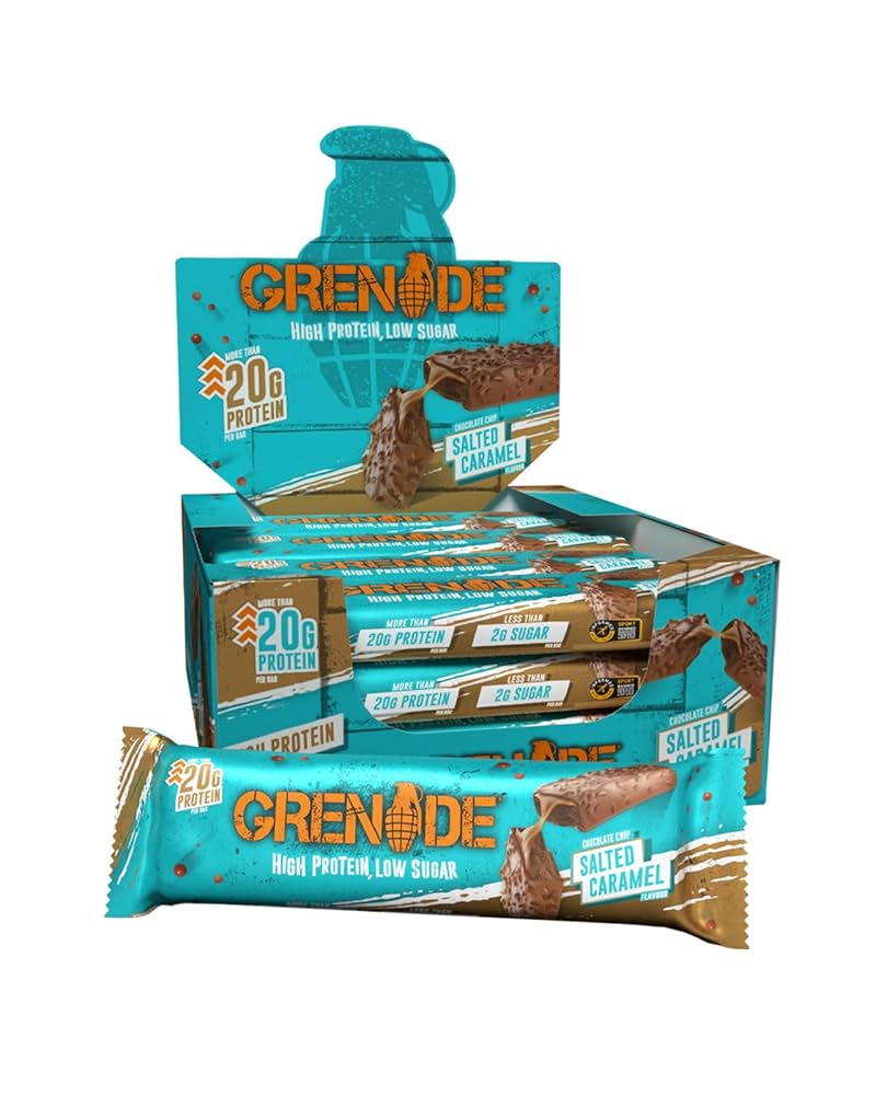 Grenade Protein Bar Chocolate Chip Salted Caramel 60g (10794029482318)