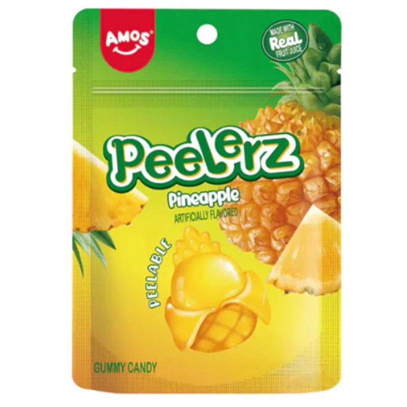 AMOS Peelerz Gummy Pineapple 65g (10761178284366)