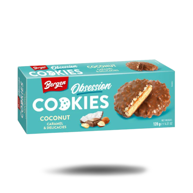 Bergen Cookies Coconut Caramel & Delicacies 128g (10713904775502)