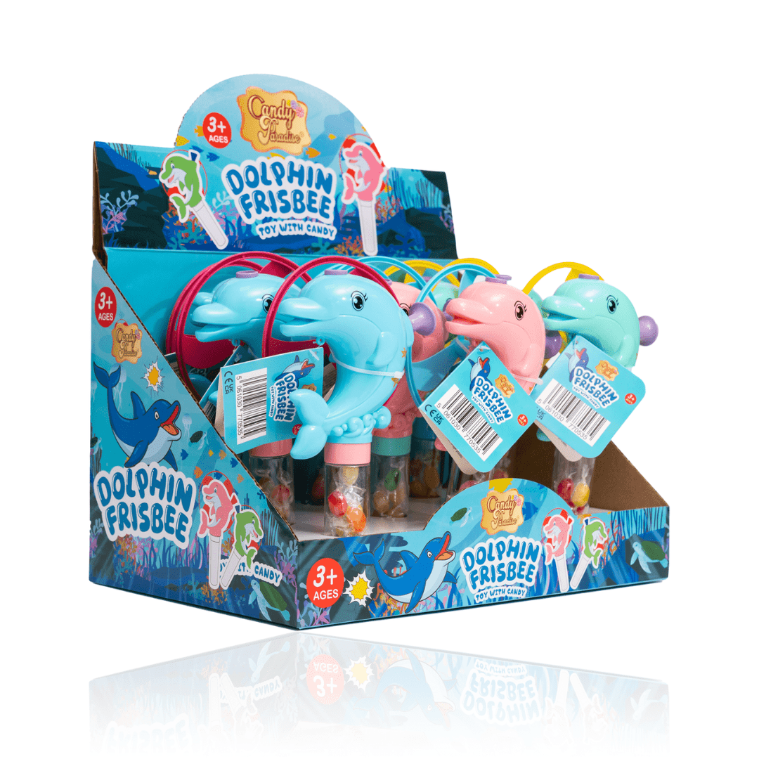 Candy Paradise Toy With Candy Dolphin Frisbee 10g Mystery 1Stück (10785109967182)