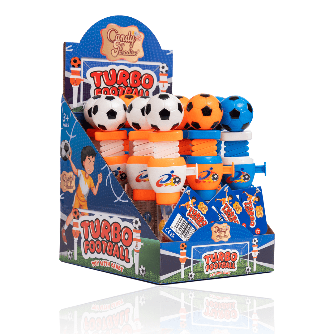 Candy Paradise Toy With Candy Turbo Football 10g Mystery 1Stück (10785110294862)