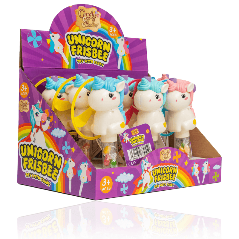 Candy Paradise Toy With Candy Unicorn Frisbee 10g Mystery 1Stück (10785110360398)