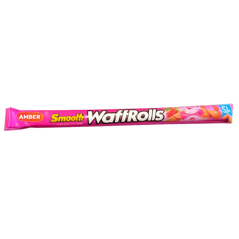Amber Smooth WaffRolls Strawberry Cream 14g (10503356875086)