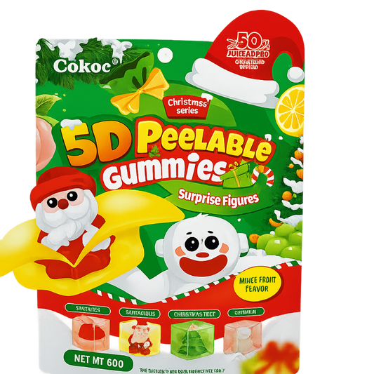 Cokoc Peelable Gummies Mixed Fruit Xmas 60g (10683508261198)