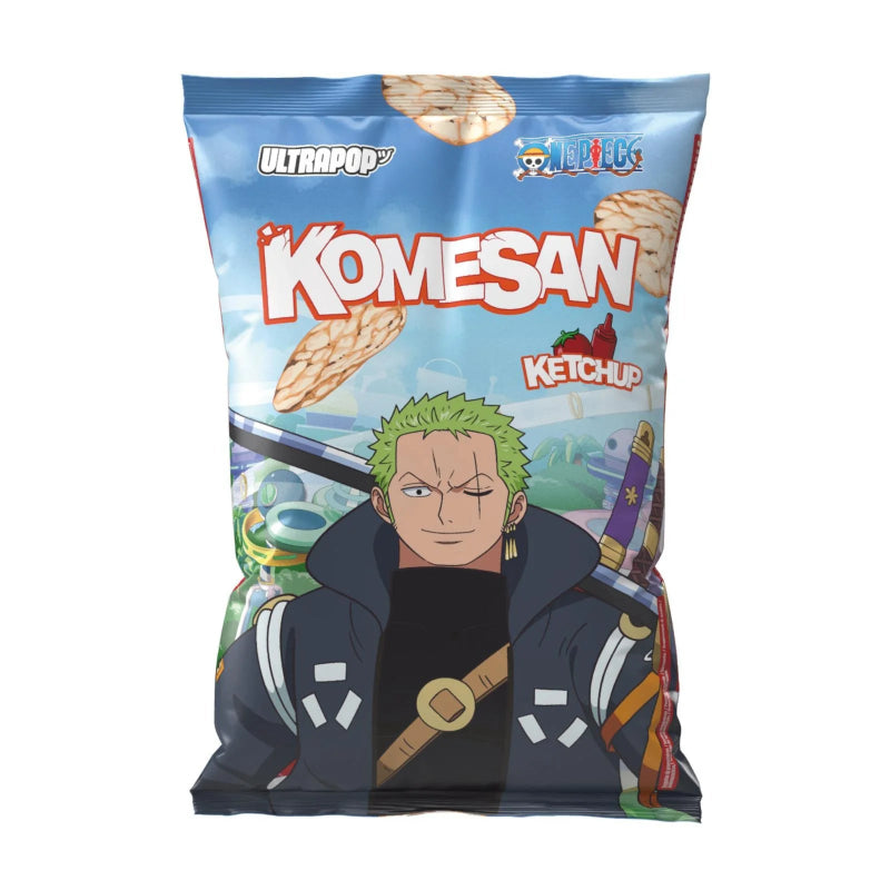 Chips Komesan Brown Rice Ketchup One Piece Zoro 60g