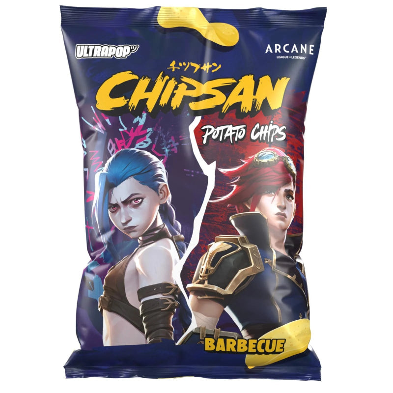 Chipsan Kartoffelchips BBQ Arcane Jinx & Vi Ultra Pop 110g
