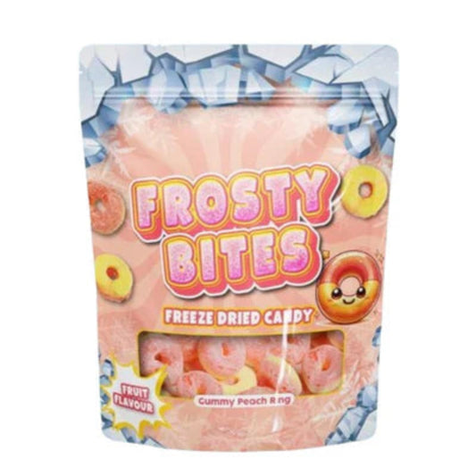 Frosty Bites Peach Rings 50g (10638023590222)
