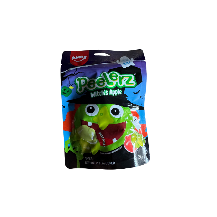 AMOS Peelerz Gummy Witch's Apple Halloween 65g (10761179038030)