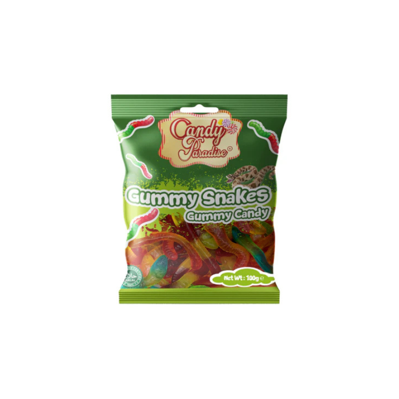 Candy Paradise Gummy Snake 100g (10088025129294)
