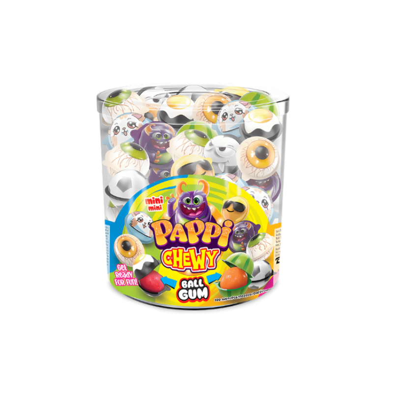 Pappi Chewy Ball Gum 3g (10115061514574)