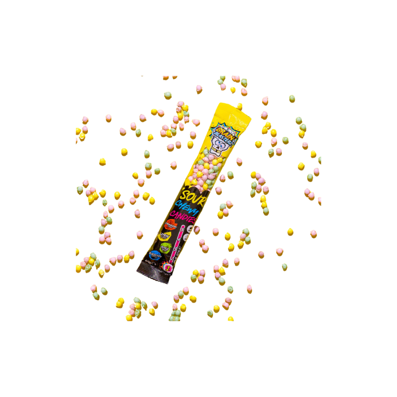 Brain Blasterz Sour Chewy Candies 60g (10094469153102)