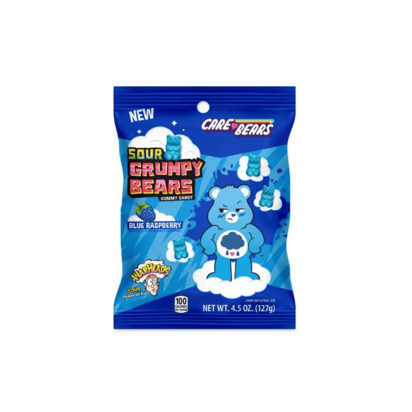 Warheads Sour Gumpy Bears Blue Raspberry 127g (10094469841230)