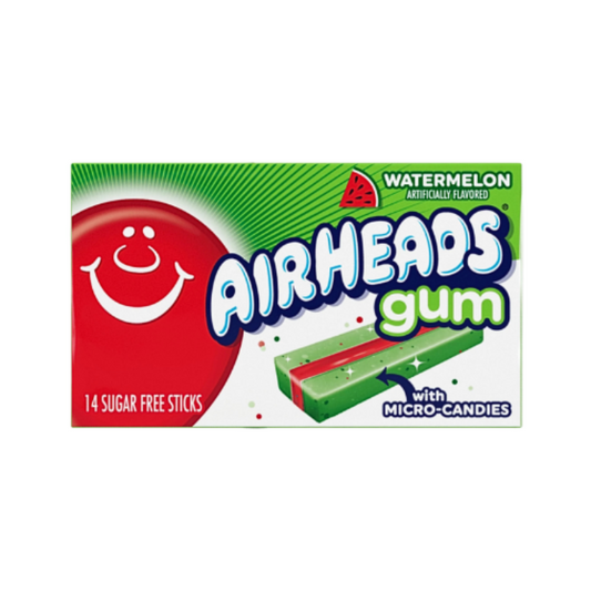 AirHeads Gum Watermelon 34g (10152731509070)