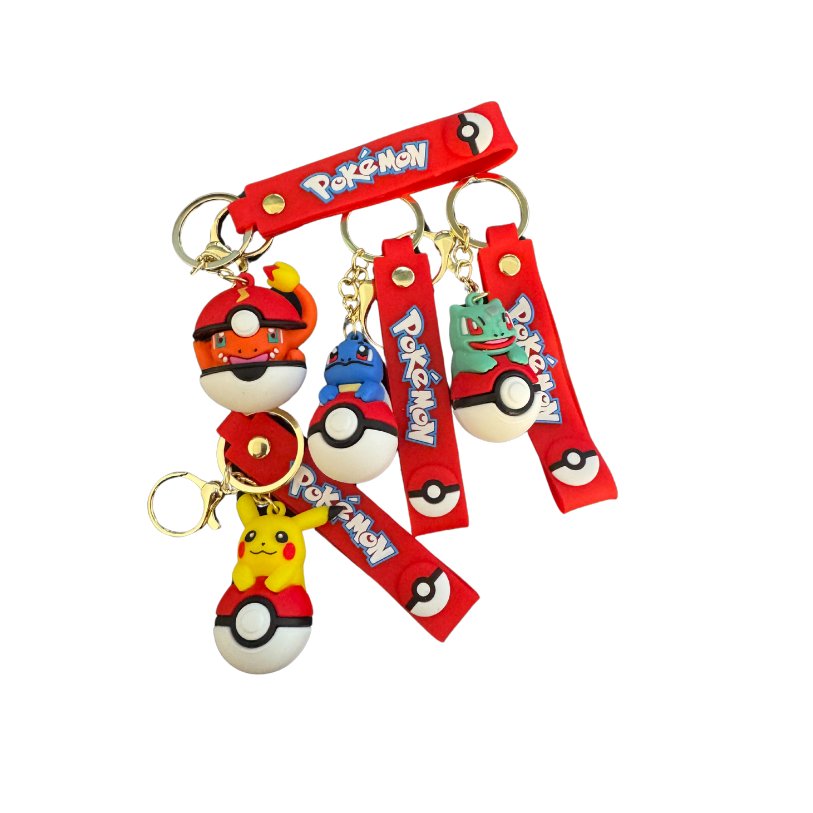 Schlüsselanhänger Pokémon Mix (3Stk) (10489284231502)