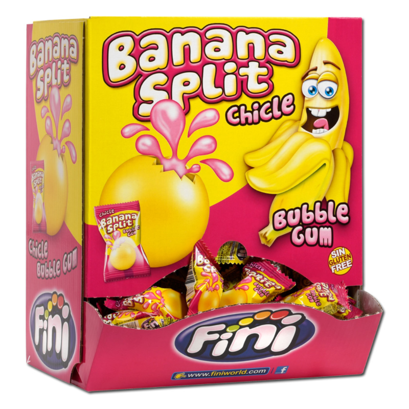Fini Banana Split Bubblegum 5g (1Stk) (10544581345614)