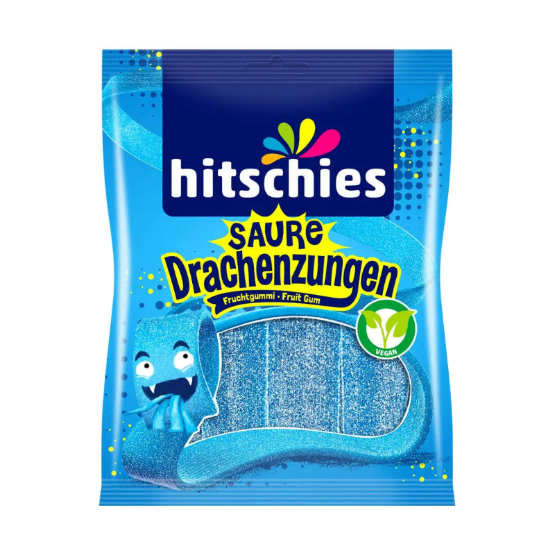 Hitschies Saure Drachenzungen Blau 125g (10487004070222)
