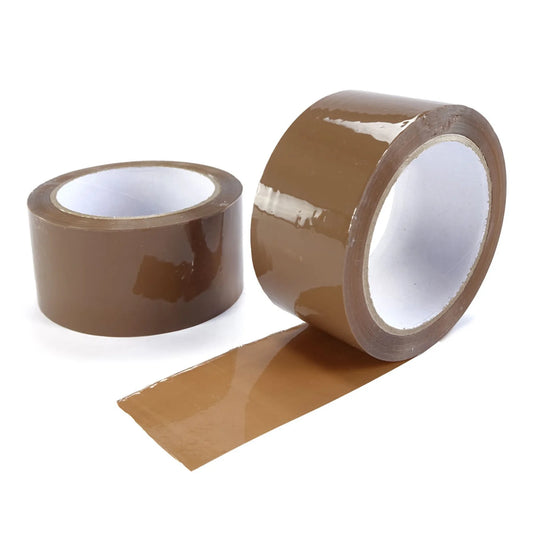 Packband PP leise abrollend 66 m x 50 mm, braun (8694880600398)