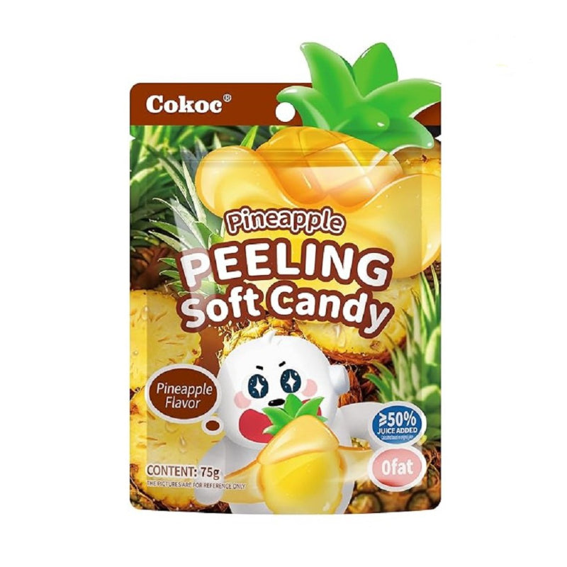 Cokoc Peeling Soft Candy Pineapple 75g (10798380155214)