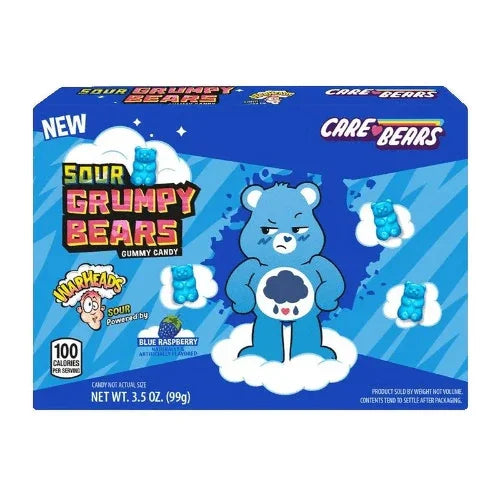 Warheads Sour Gumpy Bears Blue Raspberry 99g (10412901859662)