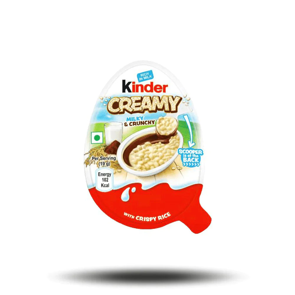 Kinder Creamy Milky & Crunchy 19g (8387725984078) (10474625990990)