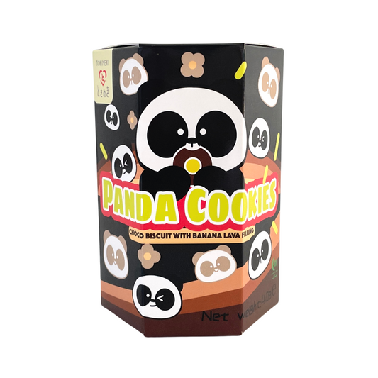 Tokimeki Panda Chocolate Cookies with Banana Filling 40g (9766439747918)