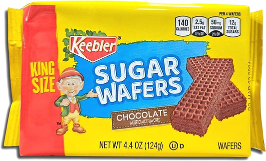 Keebler Sugar Wafers Chocolate 124g