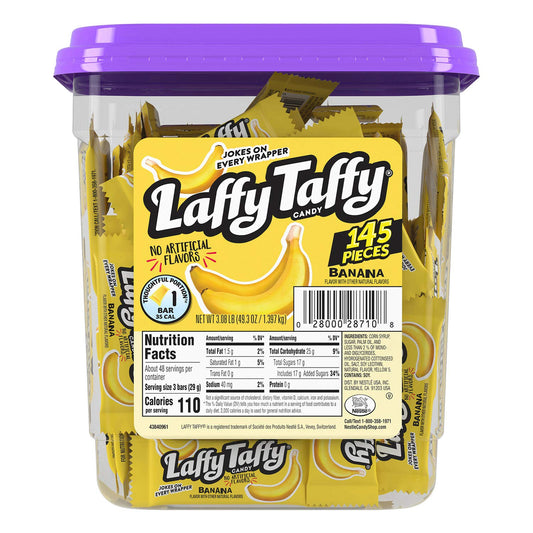 Laffy Taffy Banana Candy 145 Pieces