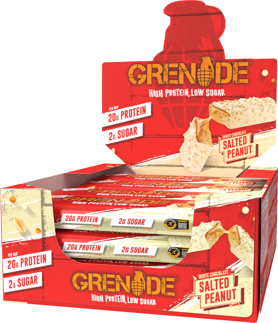 Grenade Protein Bar White Chocolate Salted Peanut 60g (10794028630350)