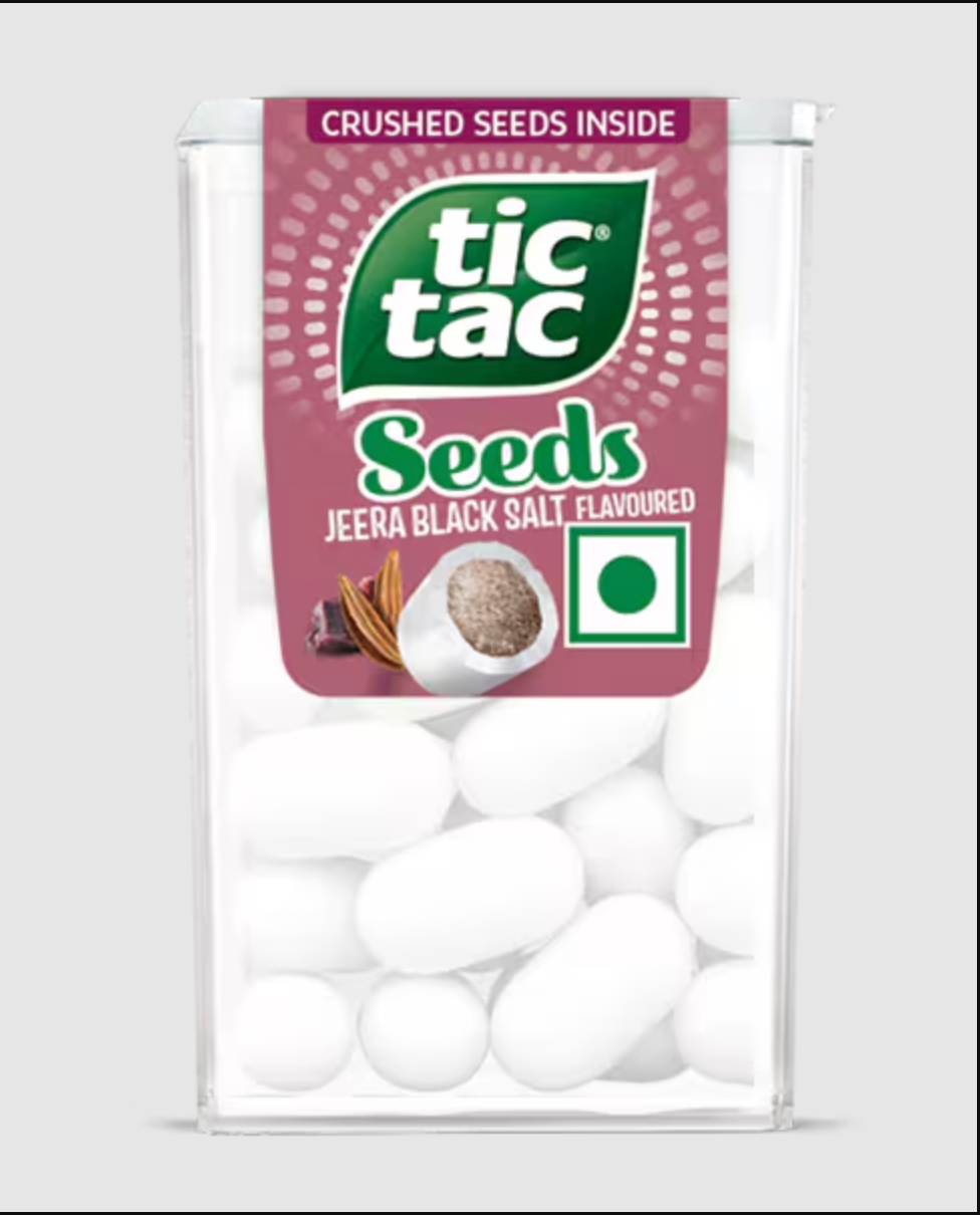 TicTac Seeds Jeera Black Salt Flavoured 7,2g