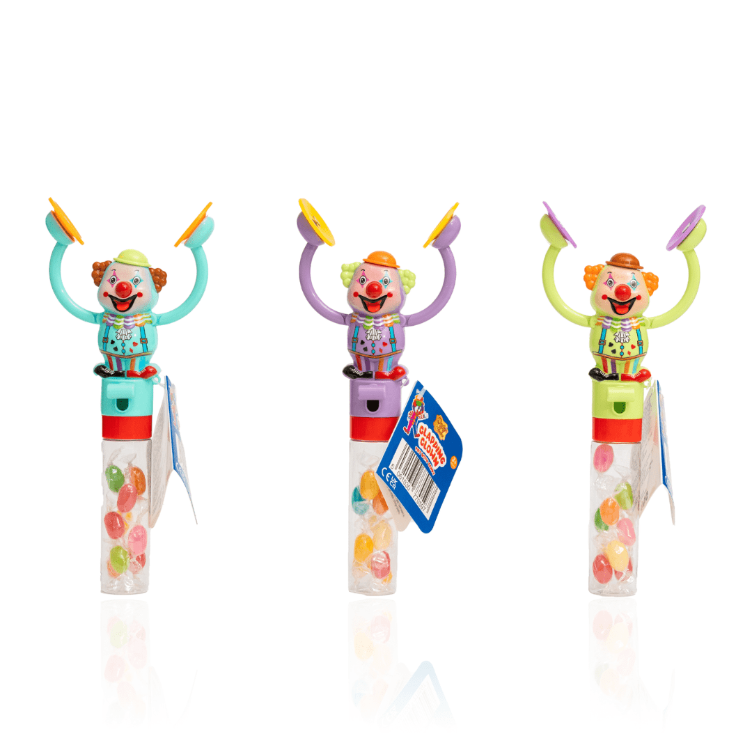 Candy Paradise Clapping Clown Toy With Candy 10g Mystery 1Stück (10785109836110)