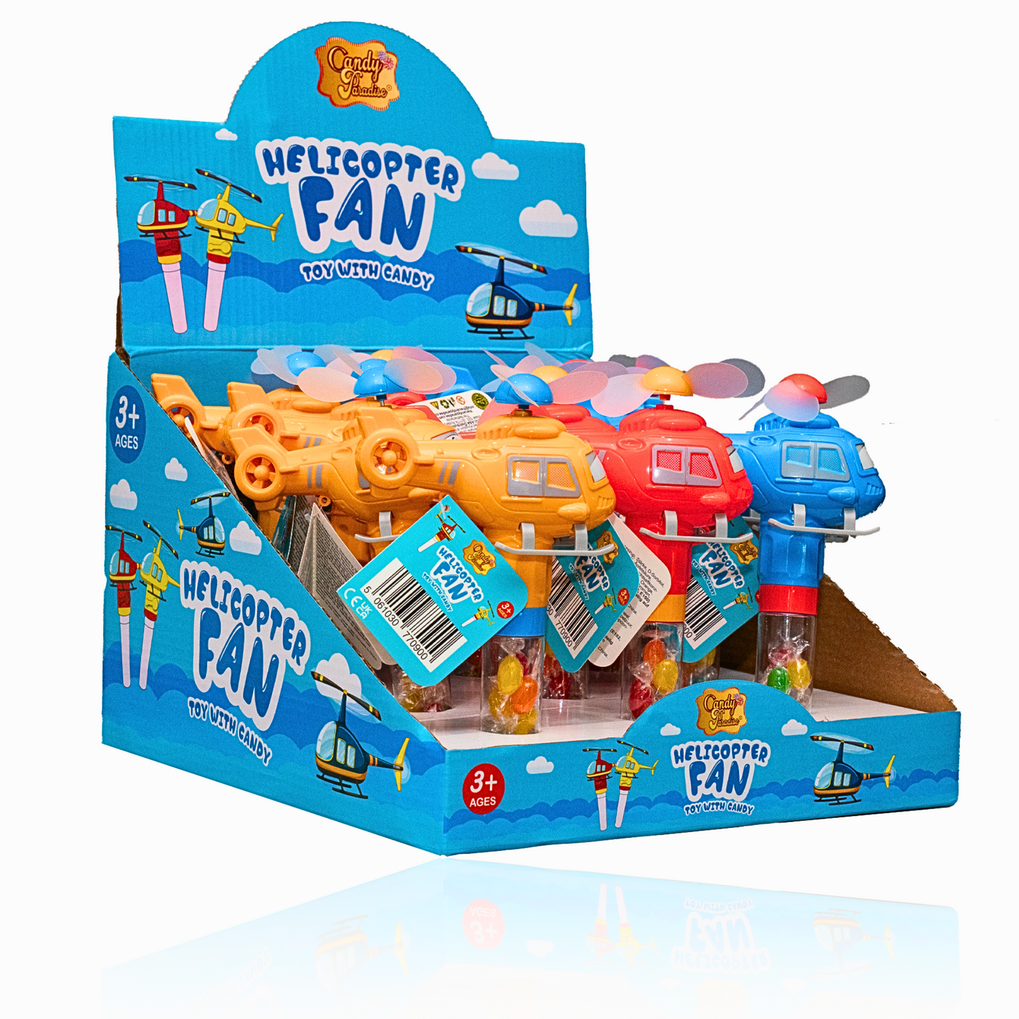 Candy Paradise Toy With Candy Helicopter Fan 10g Mystery 1Stück (10785110032718)