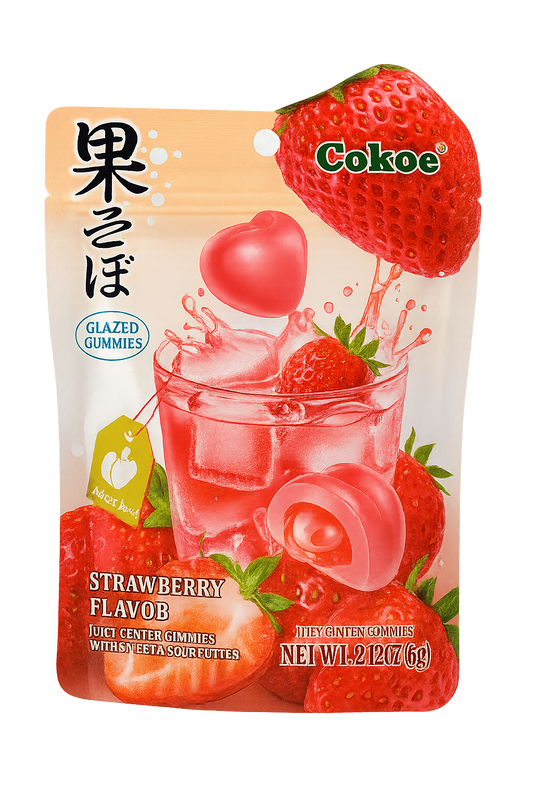 Cokoc Filled Gummies Strawberry 60g