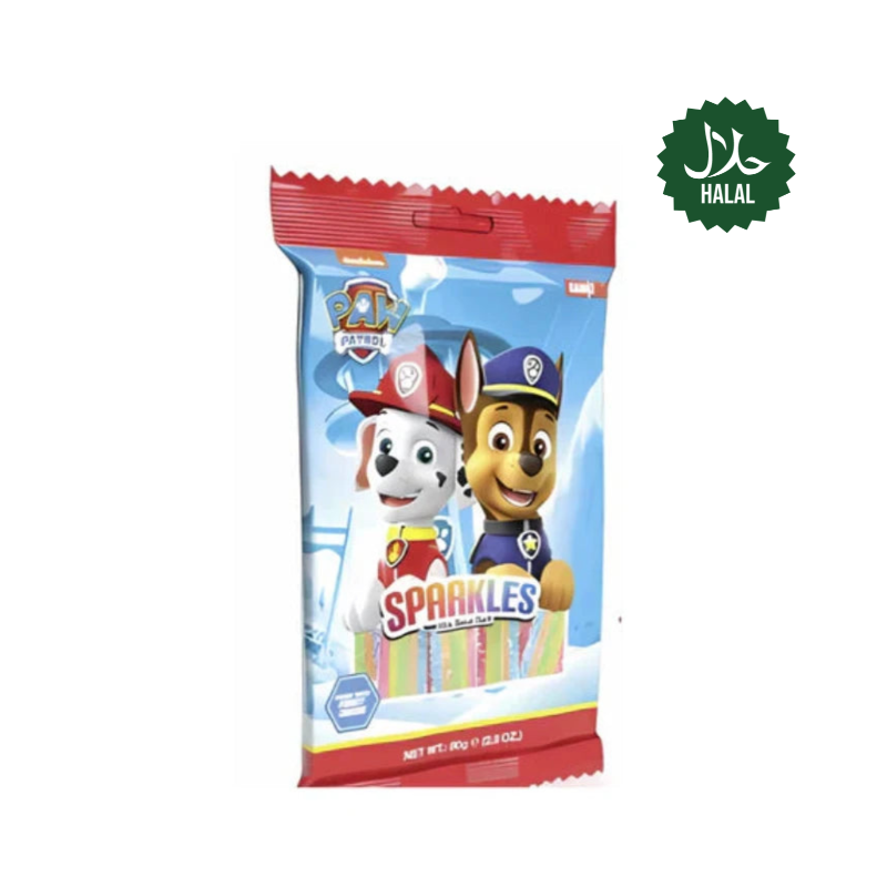 Paw Patrol Sparkles Mix Sour Belt 80g (8911226110286)