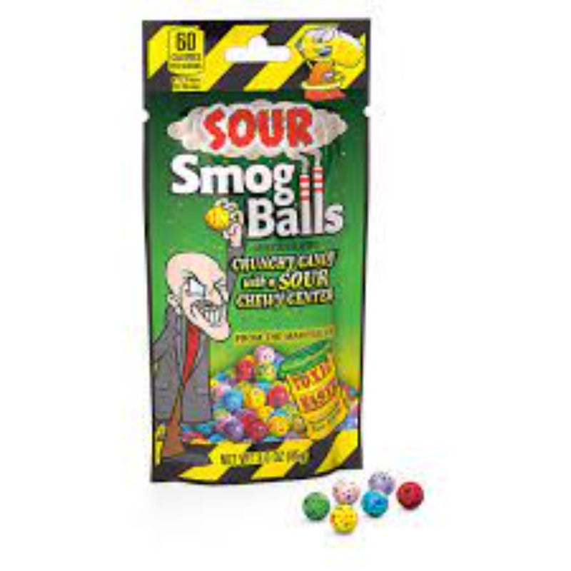 Toxic Waste Sour Smog Balls Bag 85g (8583588905294)