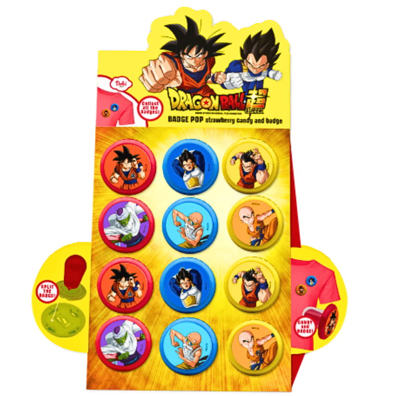 Dragon Ball Badgepop Strawberry Flavour 15g (9054319411534)