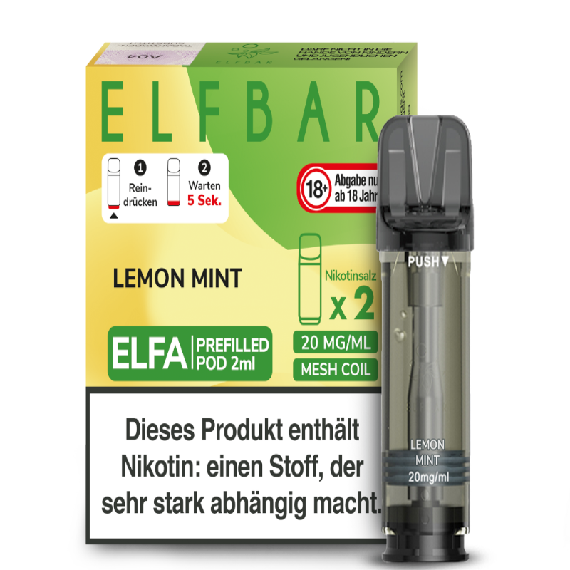 ELFA by Elfbar Lemon Mint (9749822374222)