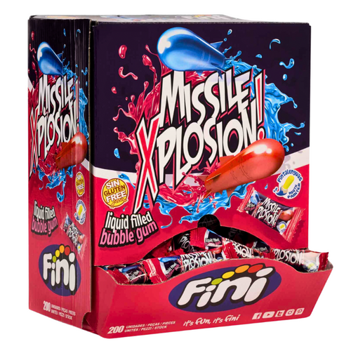 Fini Missil Explosion Bubblegum 5g (200Stk)