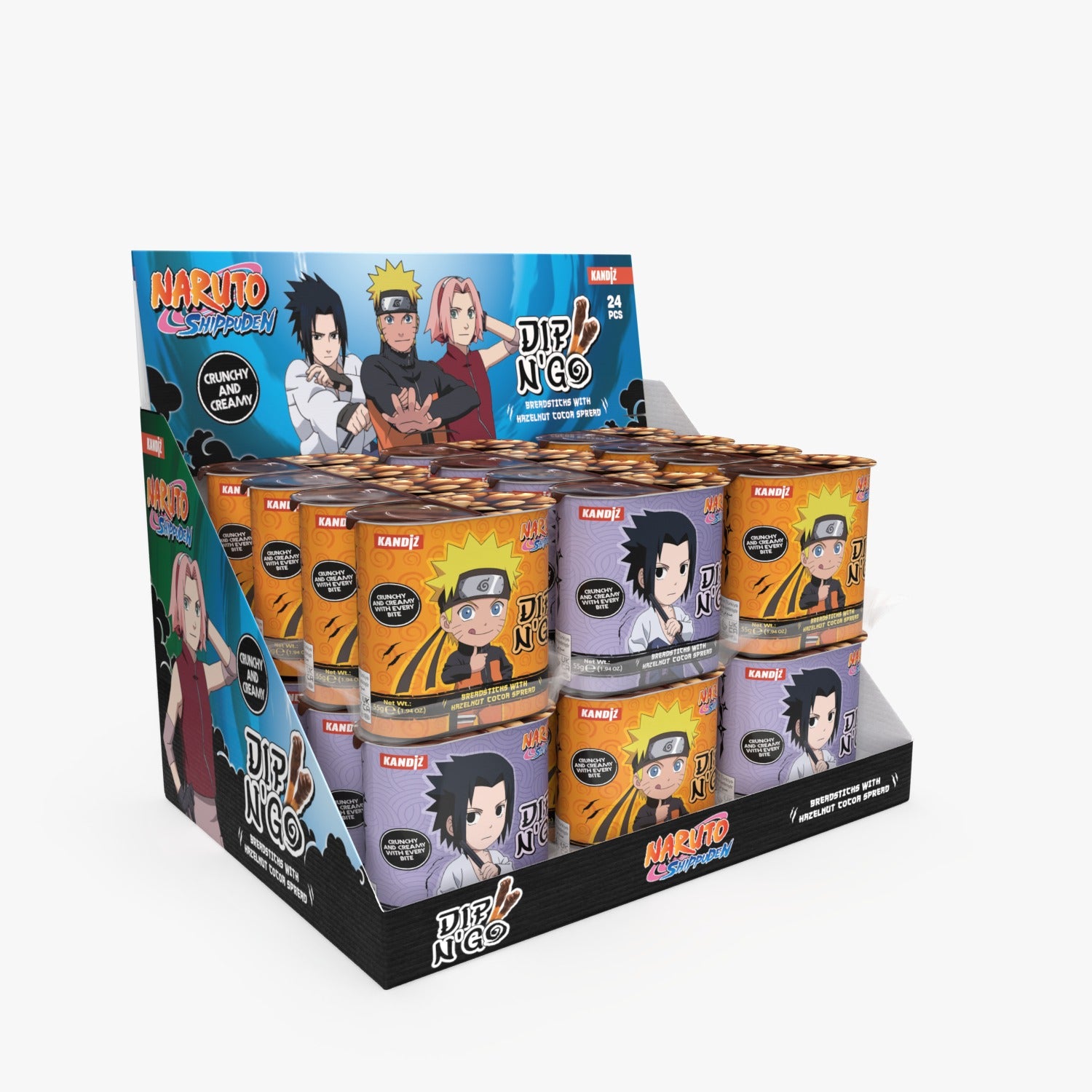 Naruto DIP'N GO! 55g Display (9839680520526)