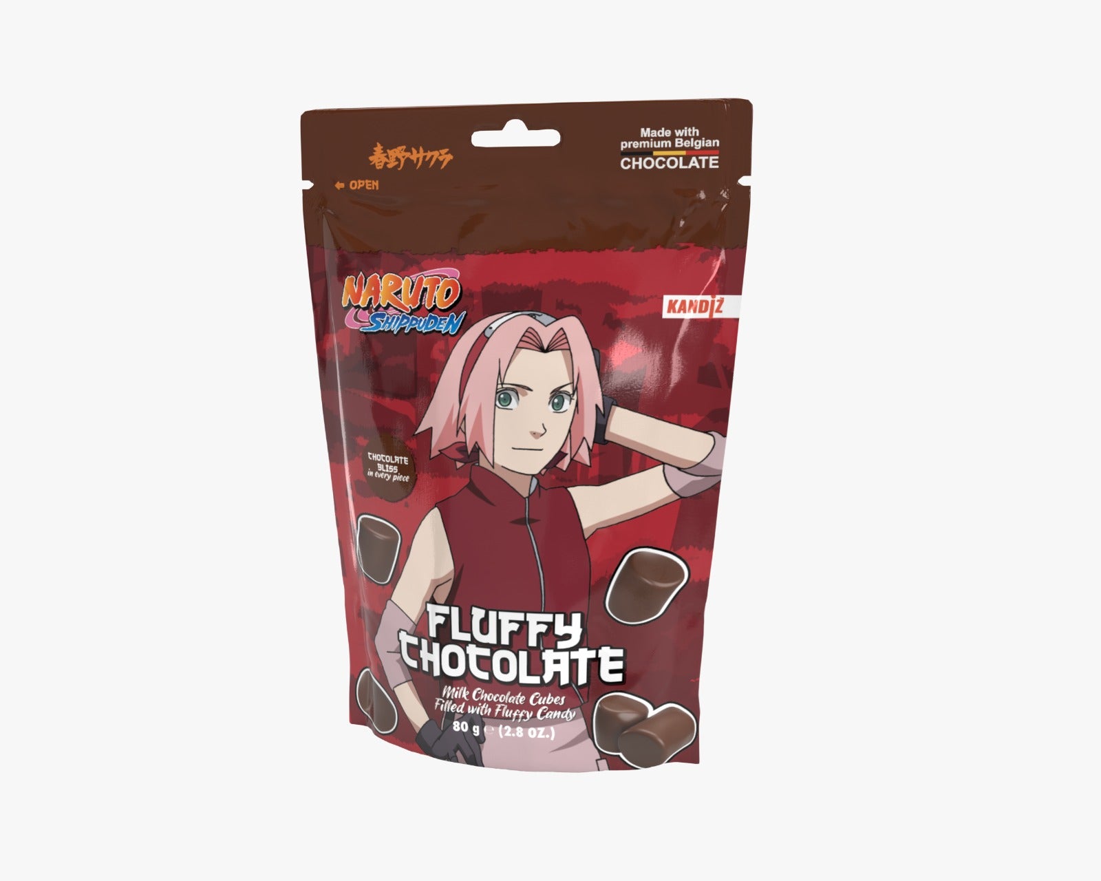 Naruto Fun Bites Choco Marshmallow 80g (9841677828430)