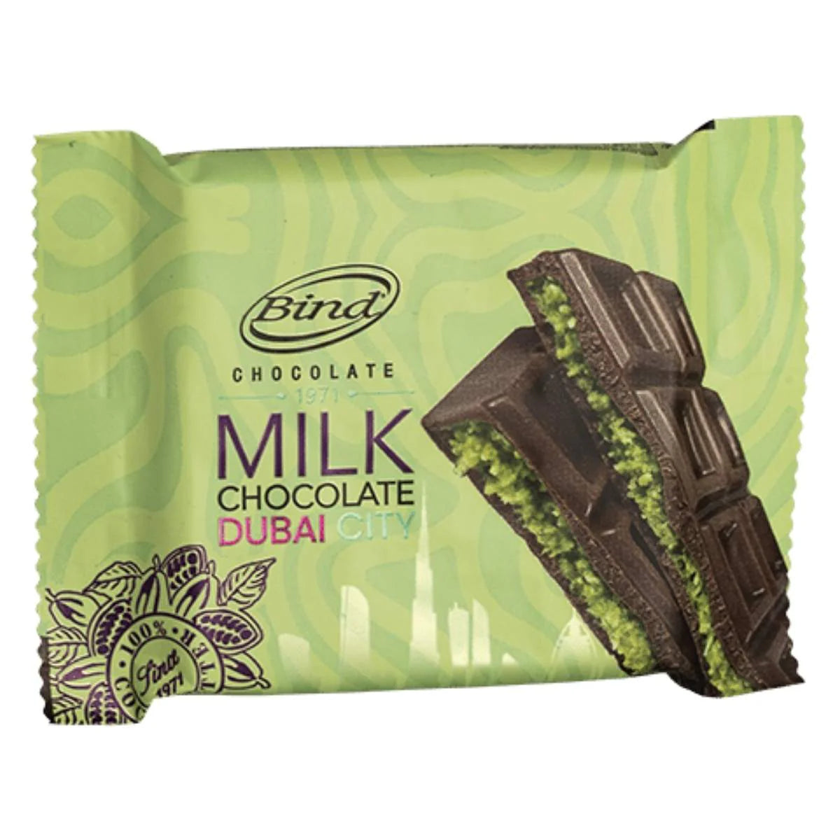 Bind Milk Chocolate Dubai City 60g (9894970655054)