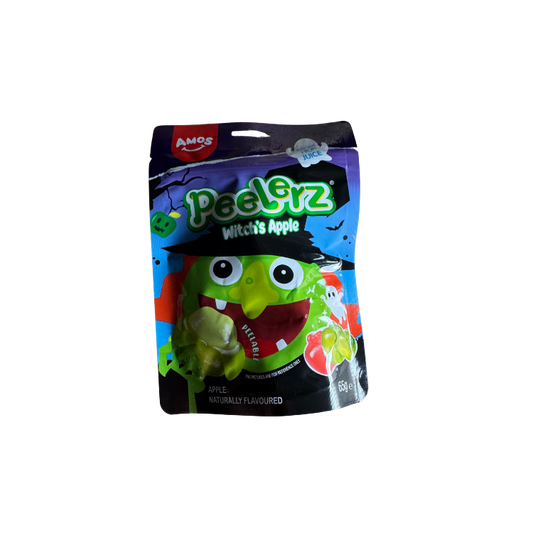 AMOS Peelerz Gummy Witch's Apple Halloween 65g (10761179038030)
