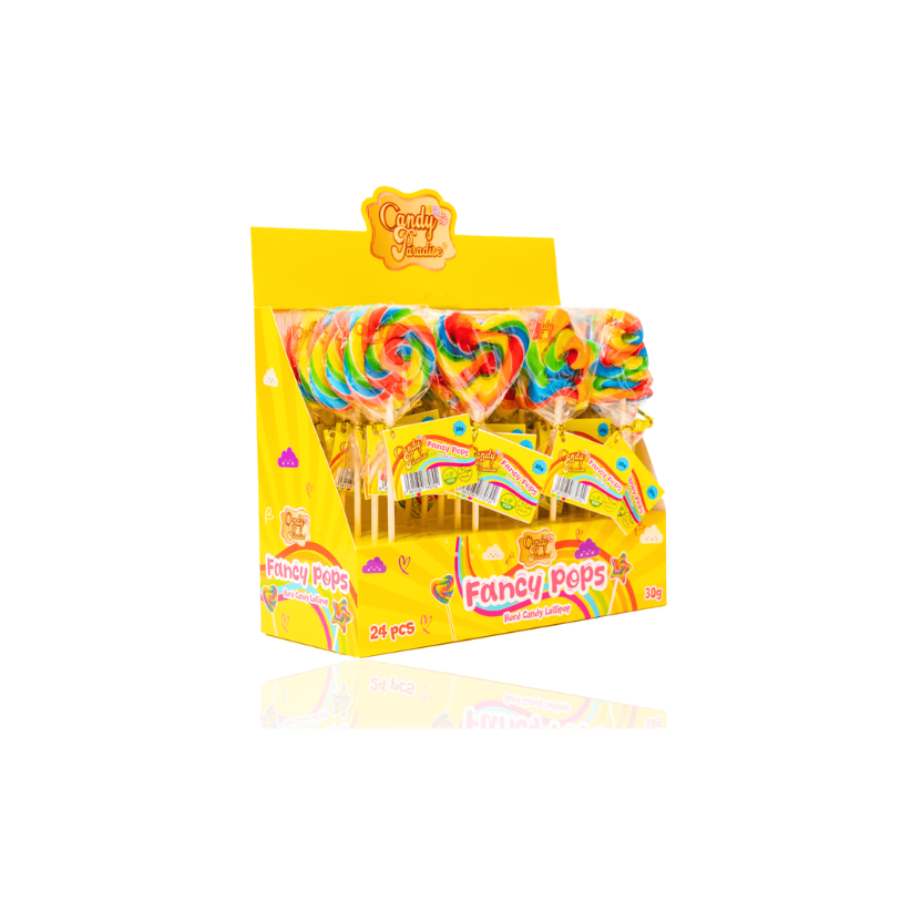 Candy Paradise Fancy Pops Lollipop 30g (10088025784654)