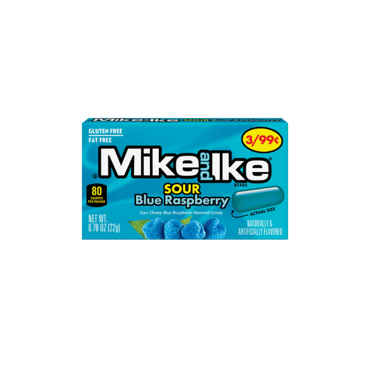 Mike & Ike Sour Blueberry 22g (10467096396110)