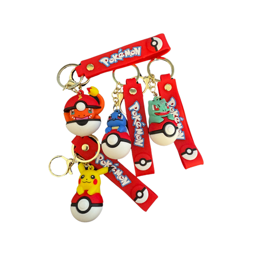 Schlüsselanhänger Pokémon Mix (3Stk) (10489284231502)