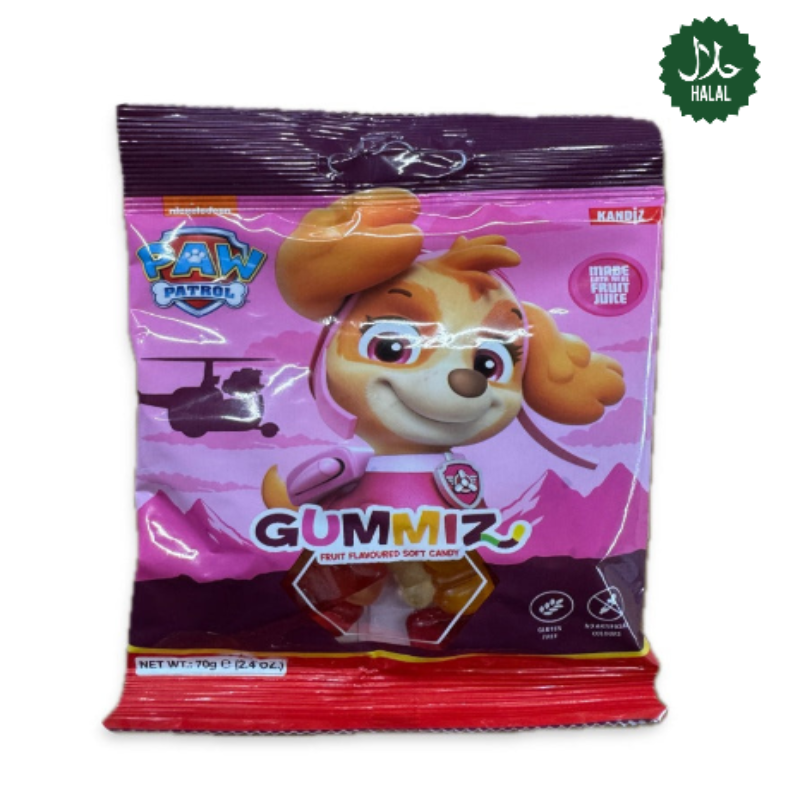 Paw Patrol  Gummiz Worms 70g (8911200715086)