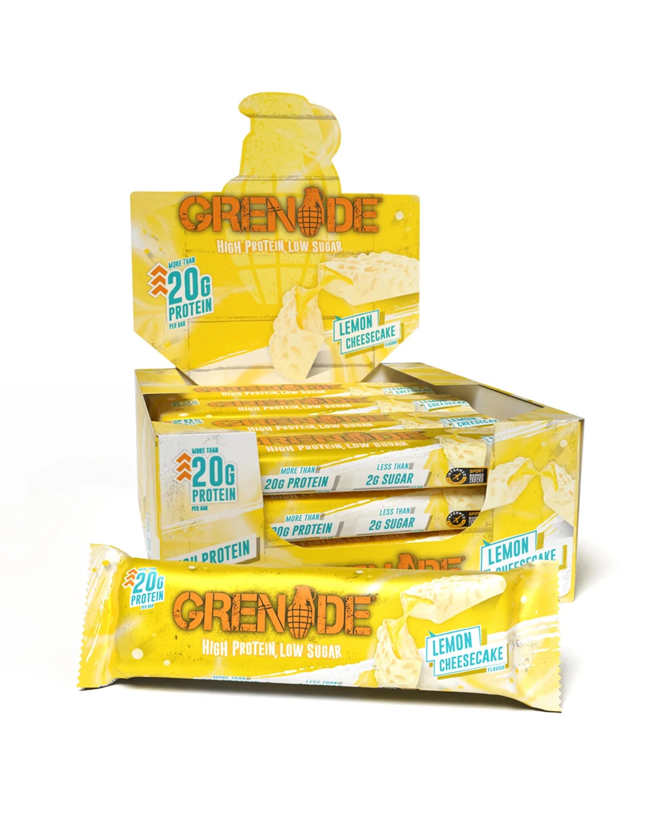 Grenade Protein Bar Lemon Cheesecake 60g (10794029777230)