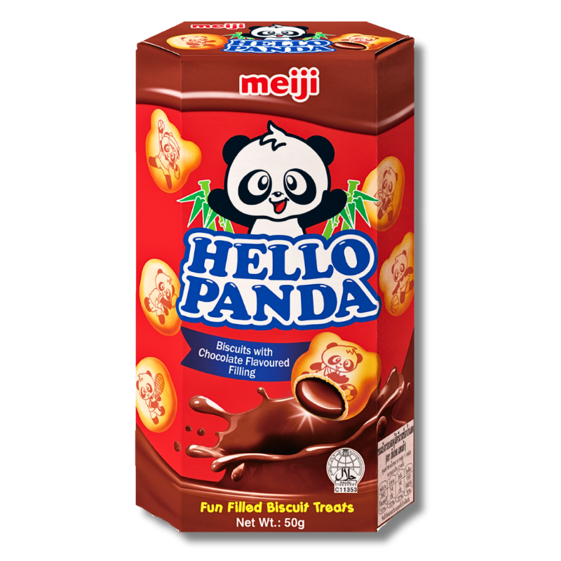 Oriental Meiji Hello Panda Biscuits with Chocolate Flavour 50g (9054327931214)