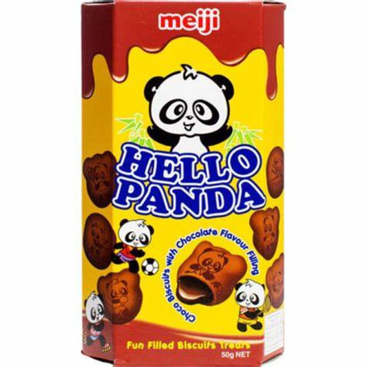 Oriental Meiji Hello Panda Cocoa Biscuits with Chocolate Flavour 50g