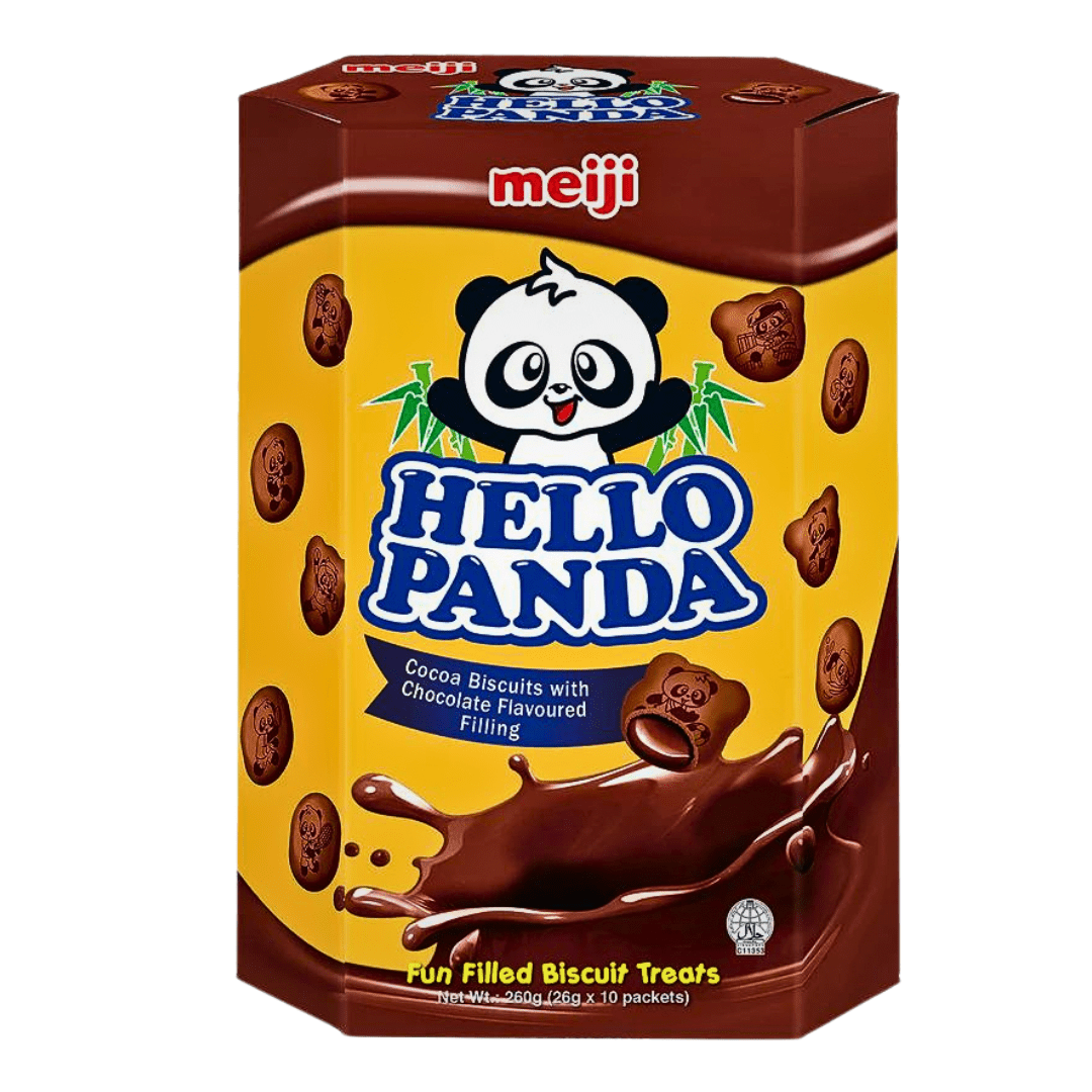 Oriental Meiji Hello Panda Cocoa Biscuits with Chocolate Flavour 26g (9054343266638)